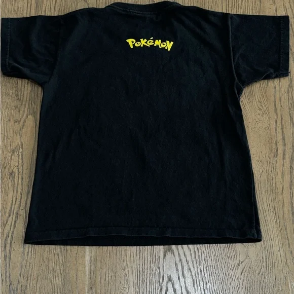 Rockstar Pokémon Graphic T Shirt Black Anime Character Tee - Picture 5 of 5